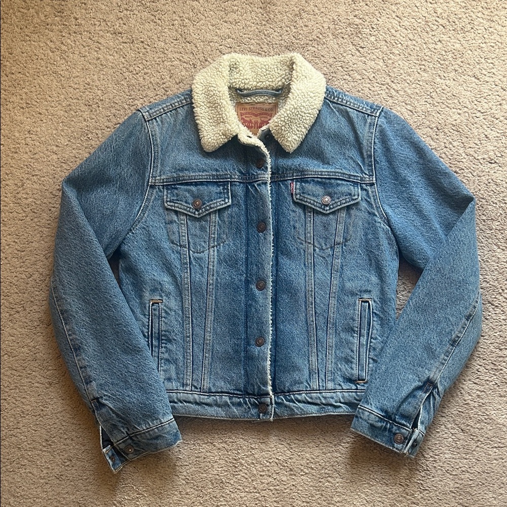 Levi's Denim Sherpa-Lined Jacket